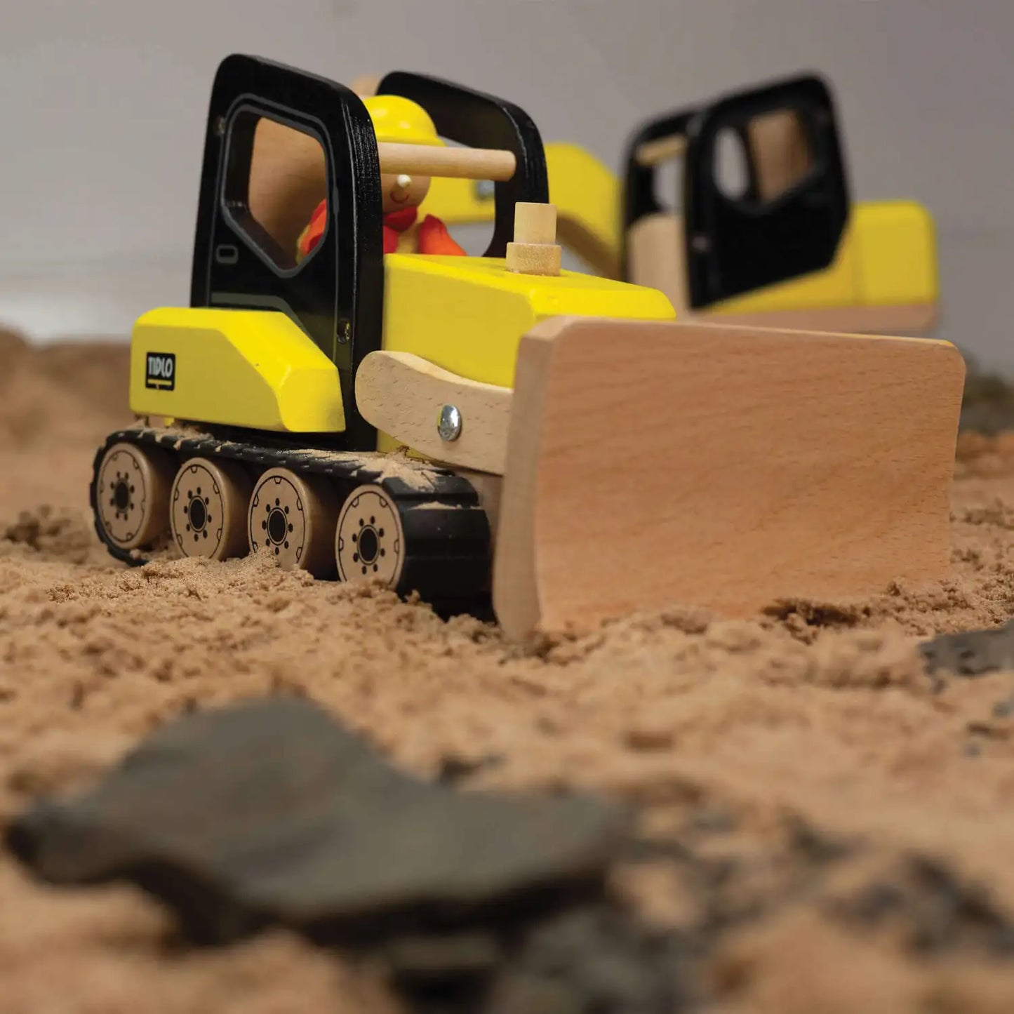 Small World Bulldozer Yellow