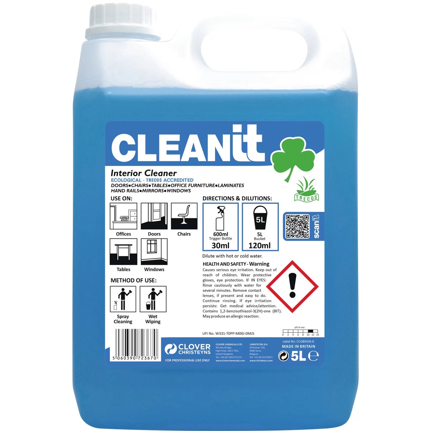 Christeyns CleanIT Multi Purpose Cleaner 5 Litre