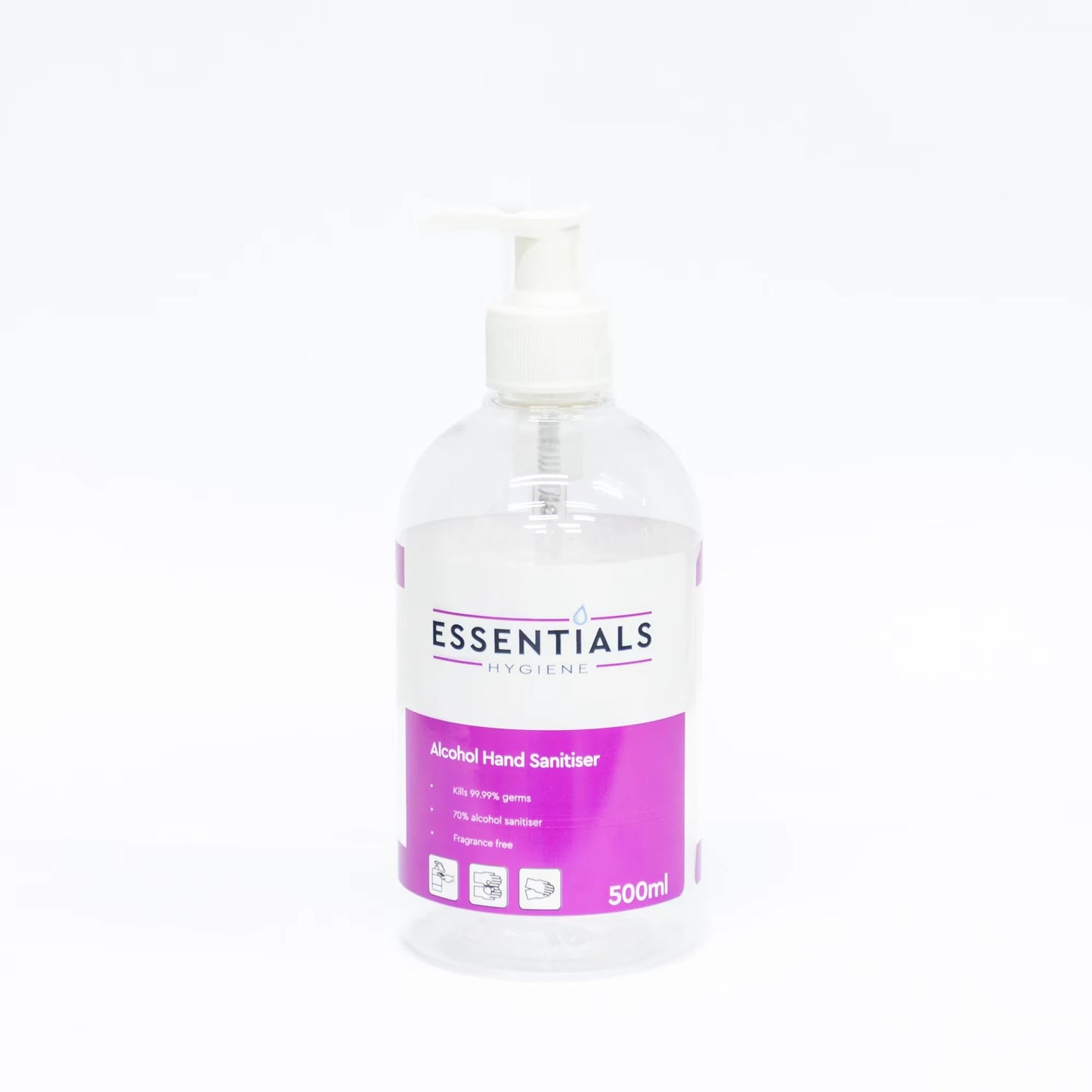 Essentials Hygiene Alcohol Hand Sanitiser 500ml