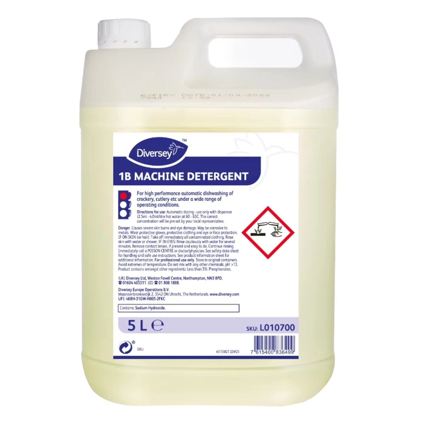 Diversey 1B Machine Detergent 5L x 2