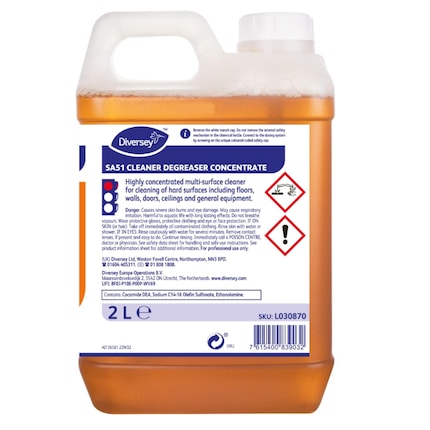 Diversey SA51 Concentrated Cleaner Degreaser 2L