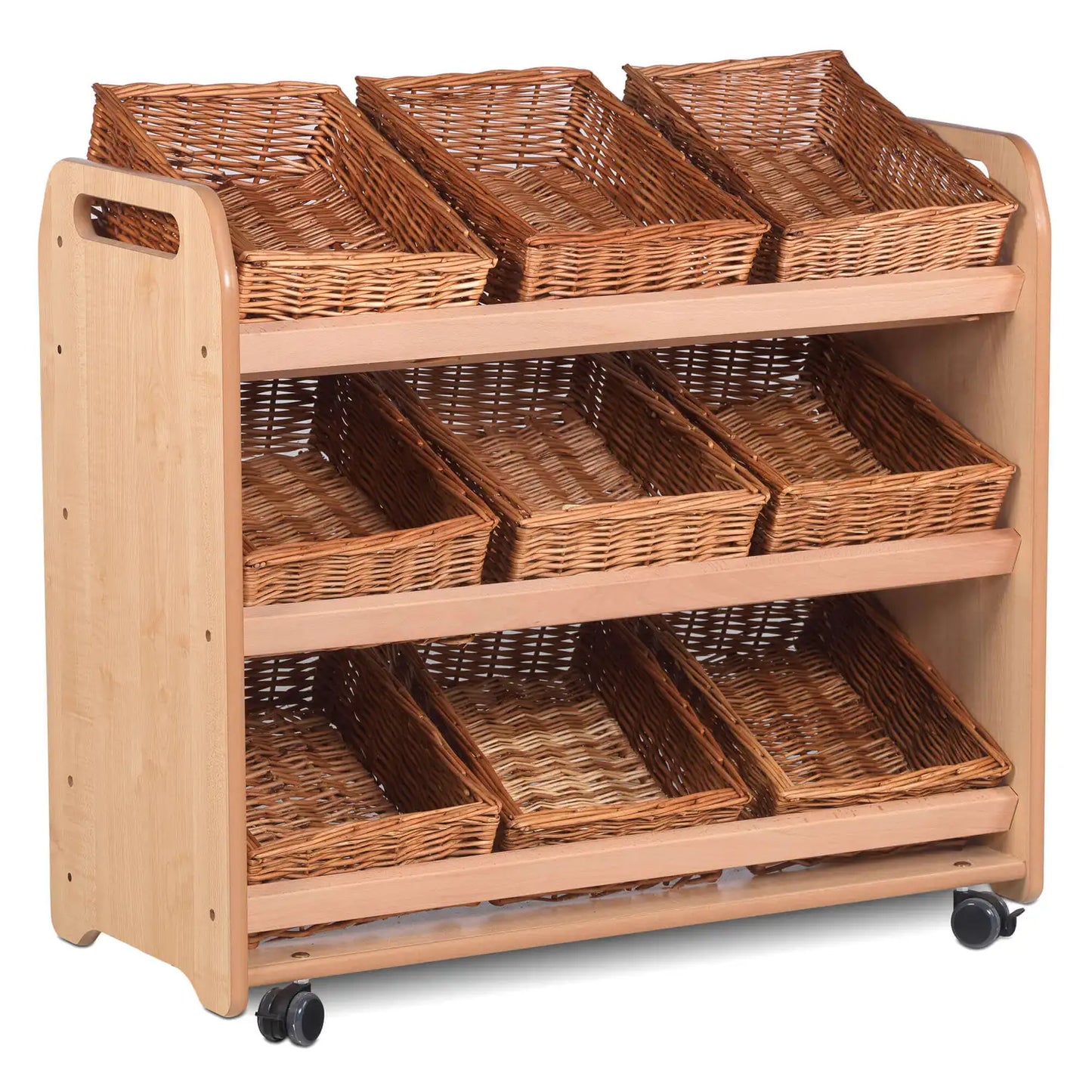 Tilt Tote Storage Trolley 750x900mm With 9 Baskets (31322) (PT709)