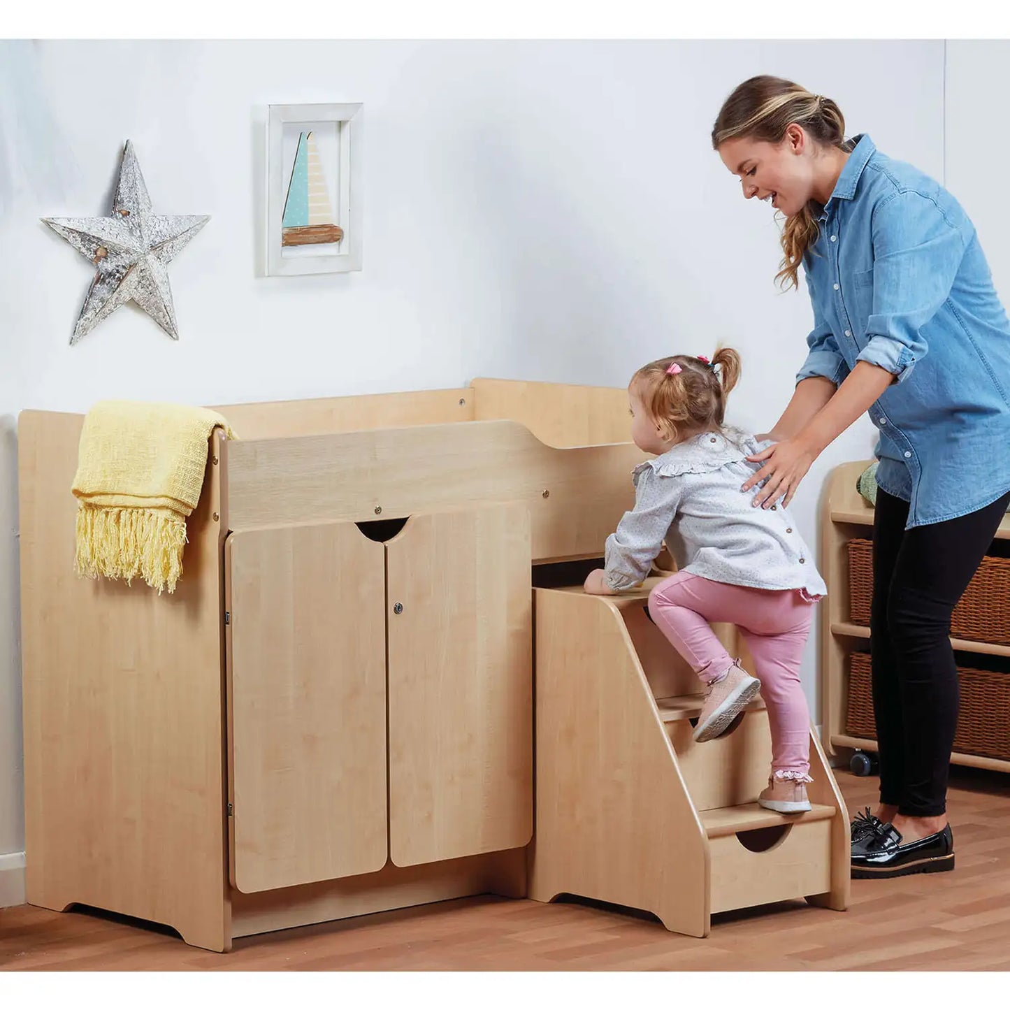 Toddler Changing Unit With Steps (31425) (PT486)