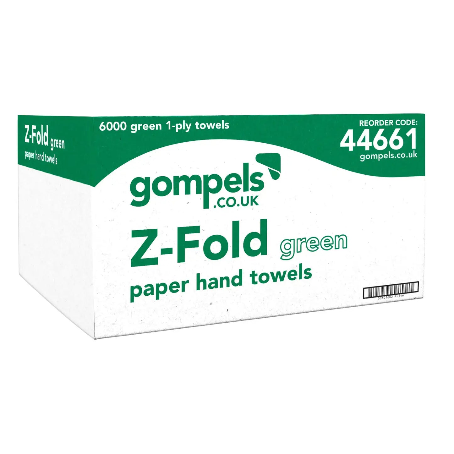 Soclean Z Fold Recycled Paper Towels Green 1ply 6000