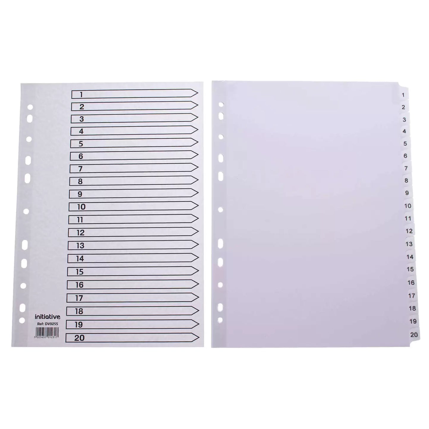 A4 Subject Dividers 1-20