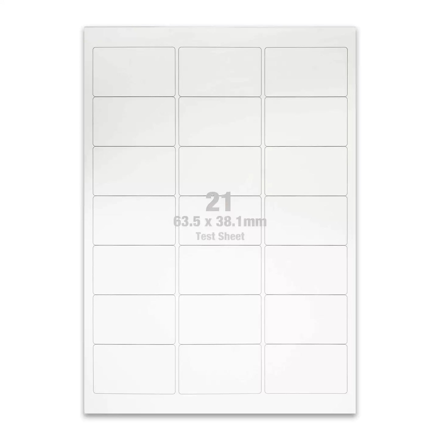 A4 Multipurpose Labels 21 Per Sheet 100 Pack