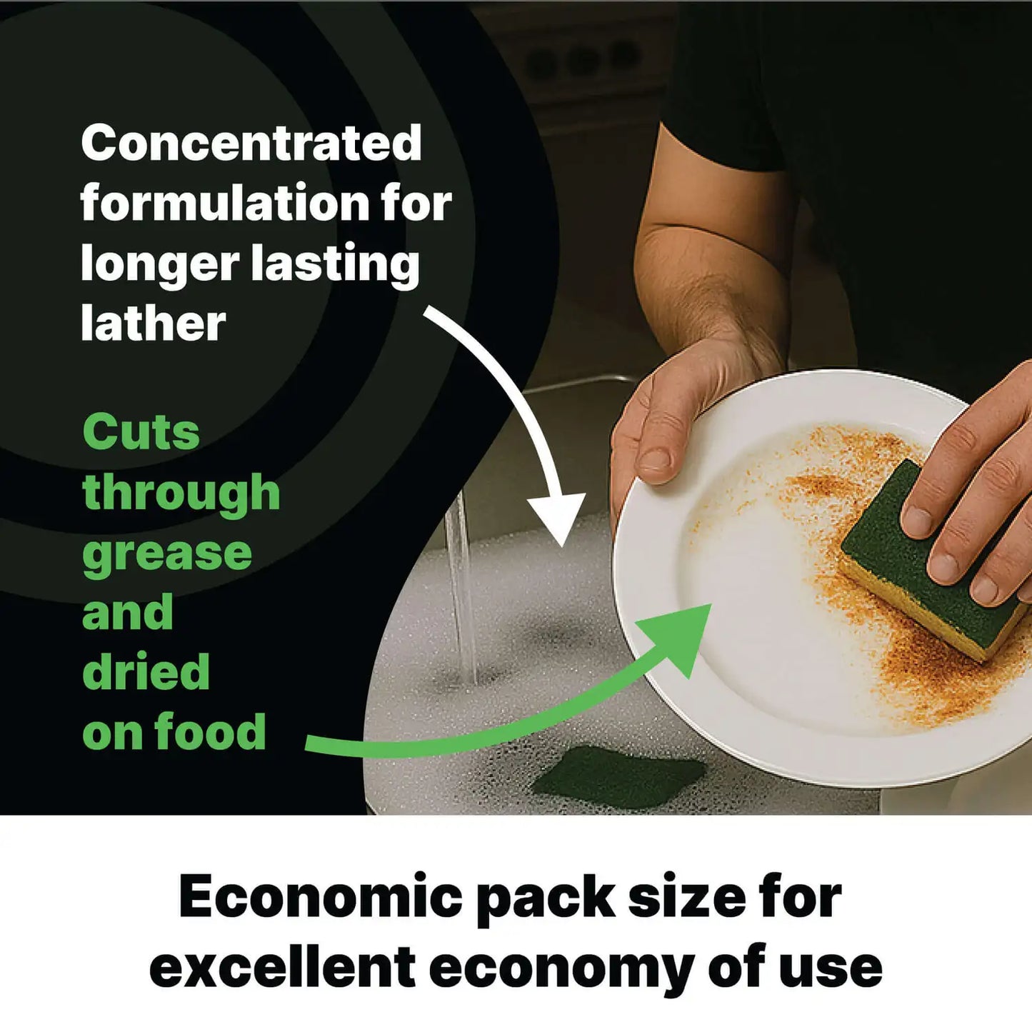 Soclean Professional Washing Up Liquid Green 5 Litre 2 Pack