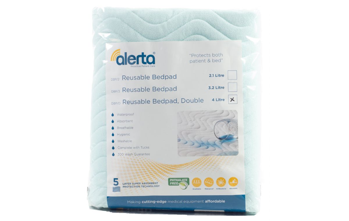 Alerta Double Bed Pad 4 Litre Absorbency,86cm x 140cm
