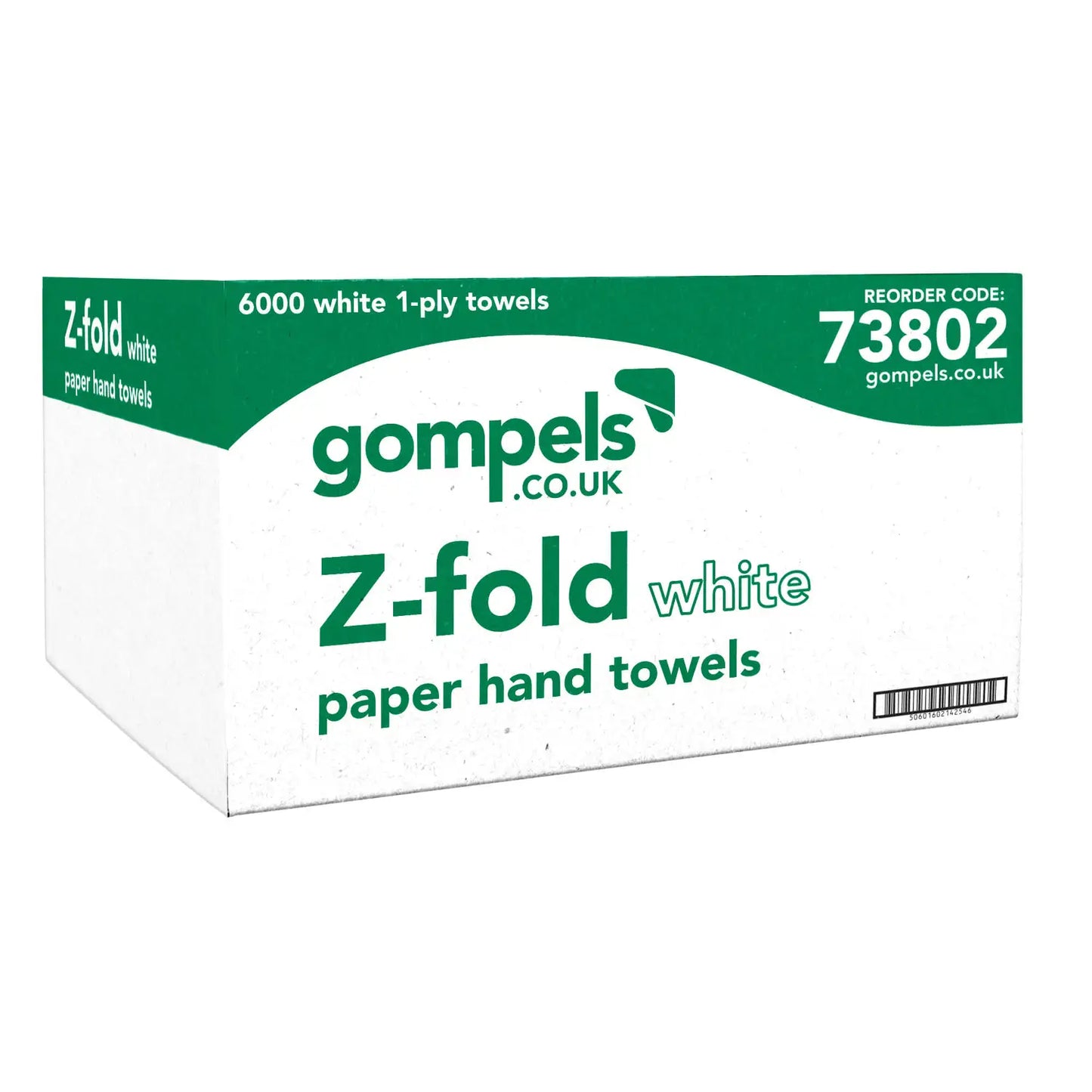 Soclean Z Fold Paper Towel White 1 Ply 6000 Pack