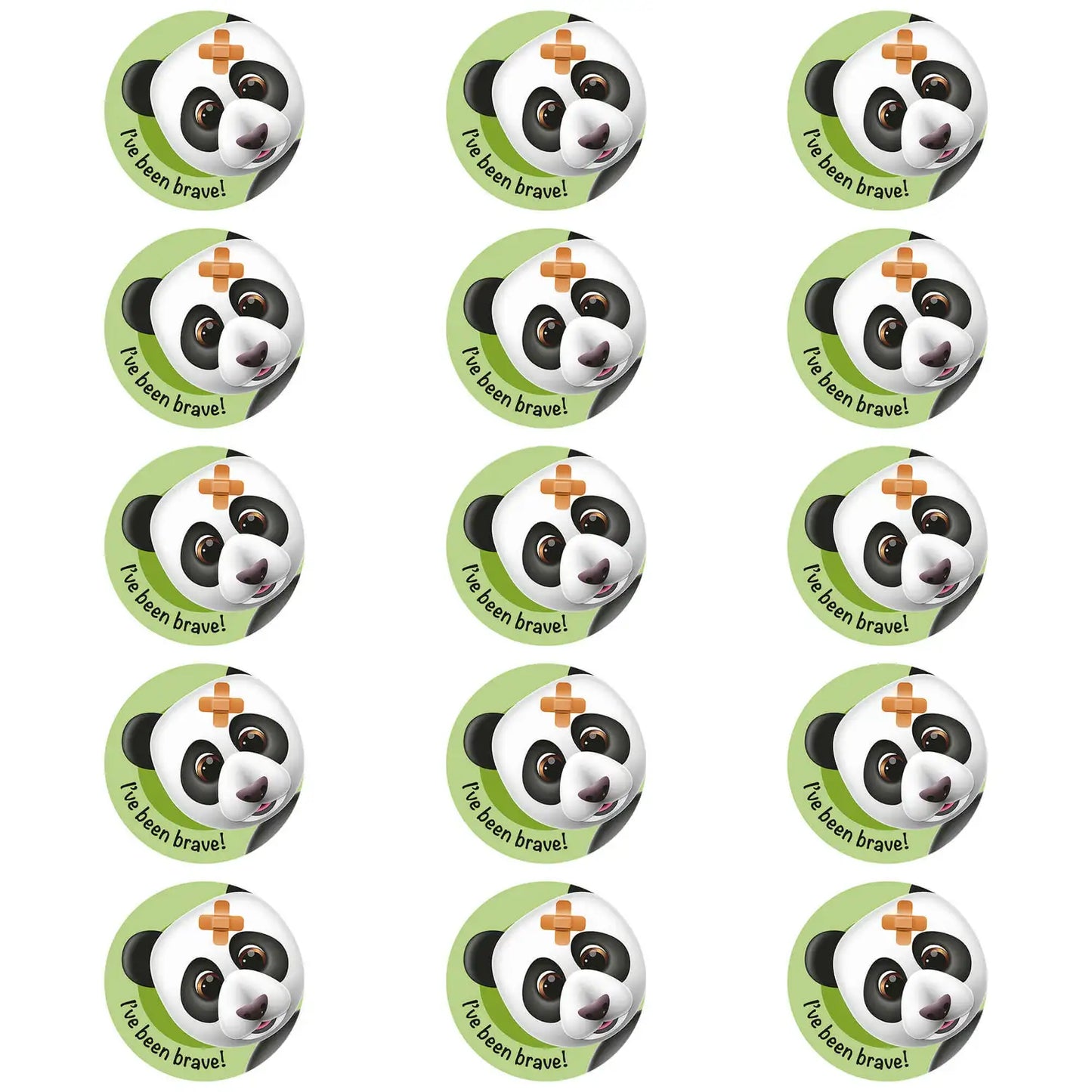 Ive Been Brave Stickers Sheet of 15