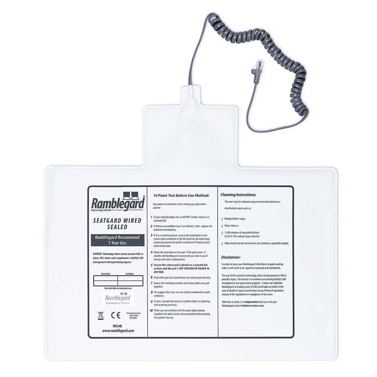Ramblegard Seat Pad Wired