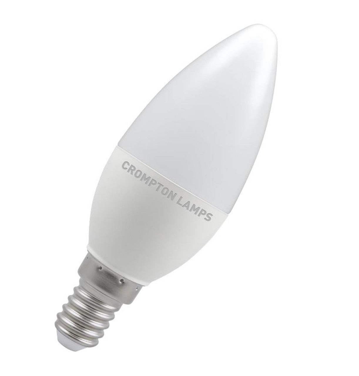 Crompton Lamps LED Candle 4.9W E14 Warm White Opal (40W Eqv)
