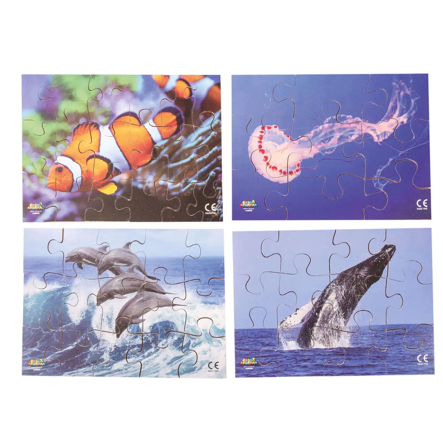 Sea Creatures Puzzle 18 Piece 8 Pack