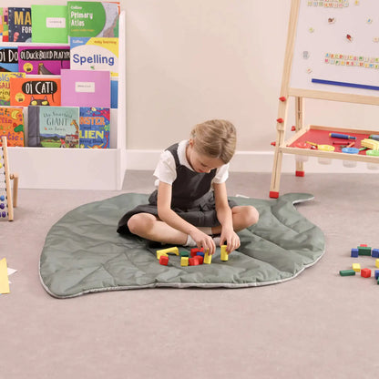 Leaf Shape Quilted Floor Mat