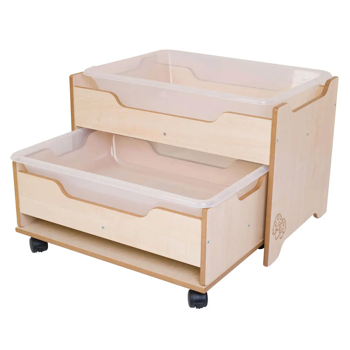 Toddler Double Messy Play Tray Unit