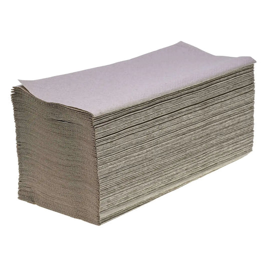 Soclean V Fold Natural Paper Towels 1ply 4980