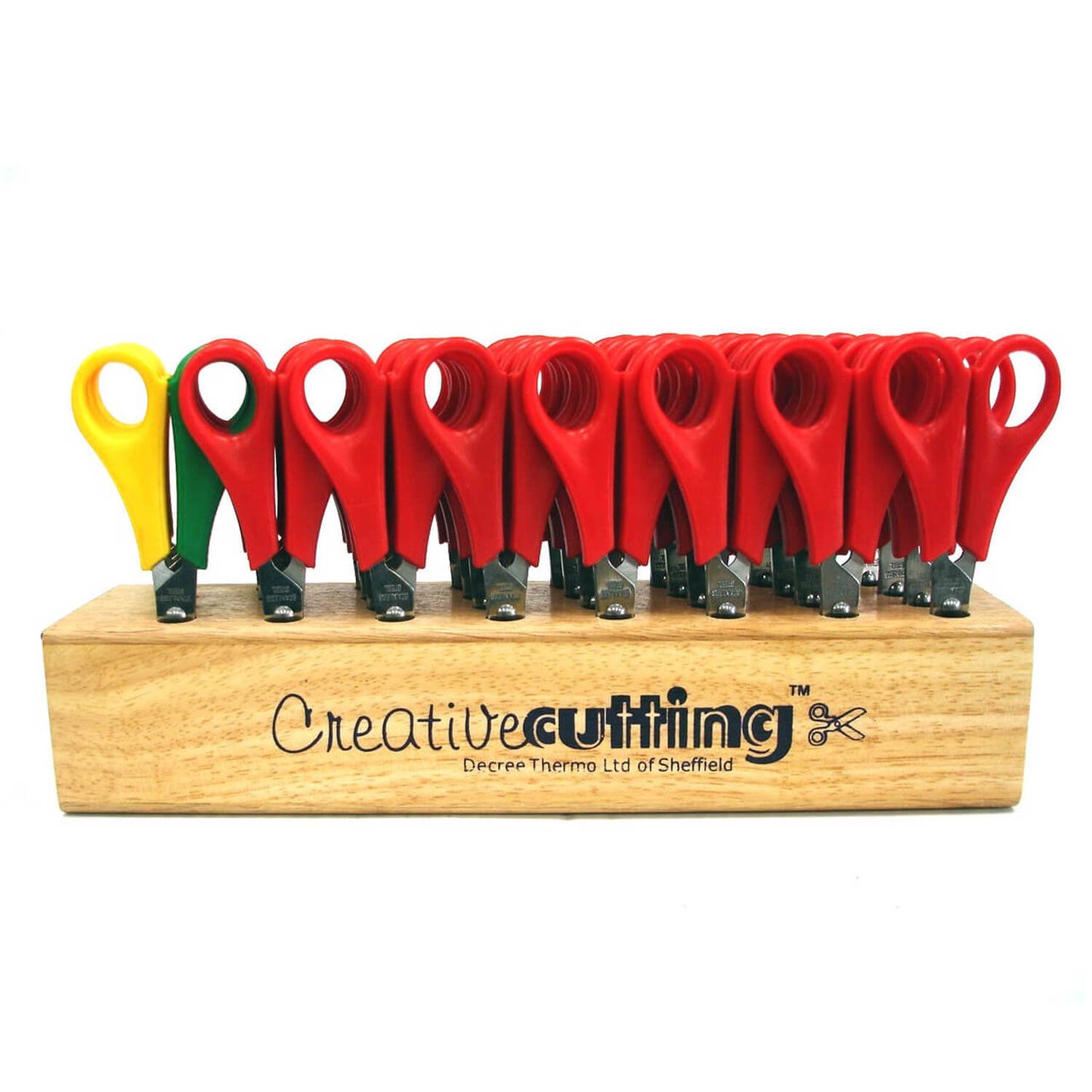 Children's Scissors With Storage Block 32 Pack