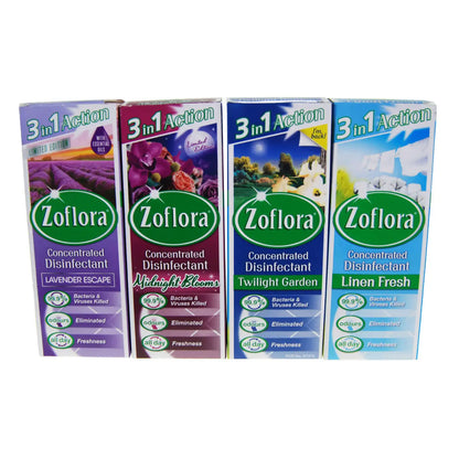 Zoflora Disinfectant 120ml Assorted 12 Pack