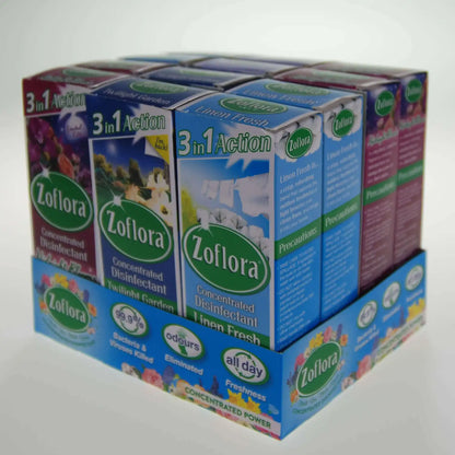 Zoflora Disinfectant 120ml Assorted 12 Pack