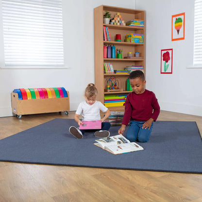 Luxury Super Soft Square Rug Grey 2mx2m