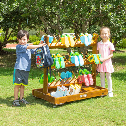 Indoor Outdoor Mobile Welly Boot Rack