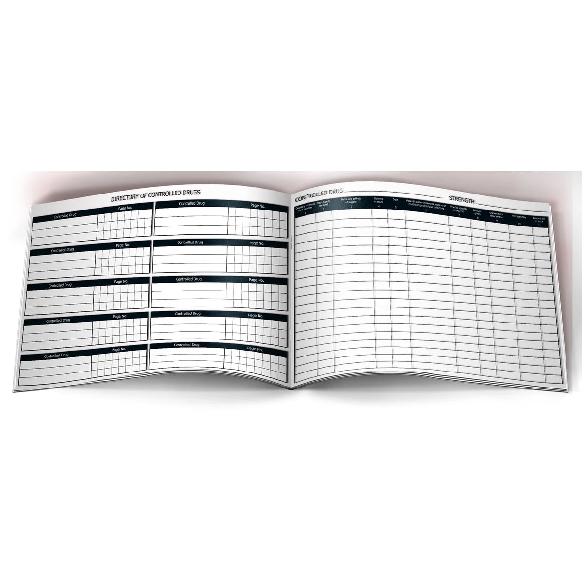 Controlled Drug Record Book A5