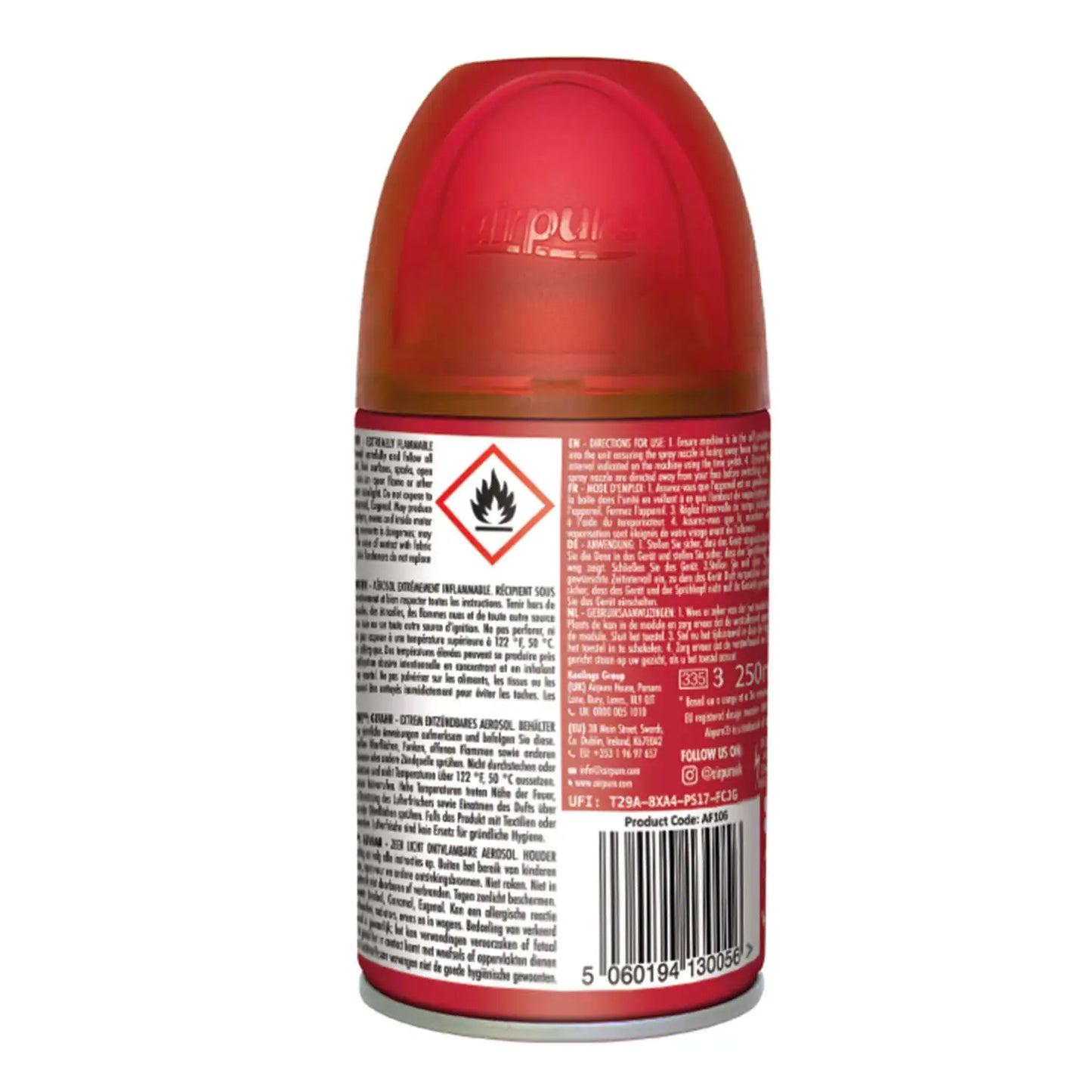Air Freshener Refill Canister Mulled Wine 250ml 12 Pack