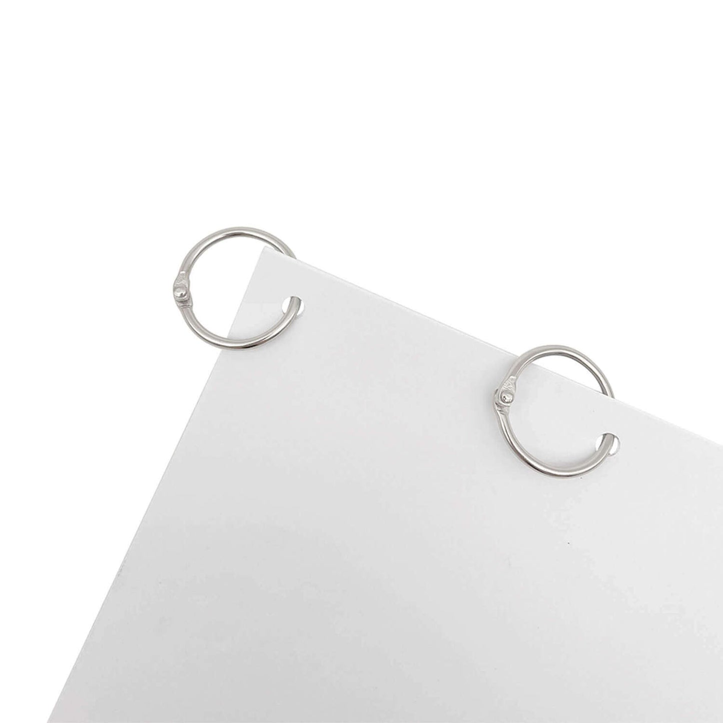 Loose Leaf Metal Rings 25mm Diameter 50 Pack