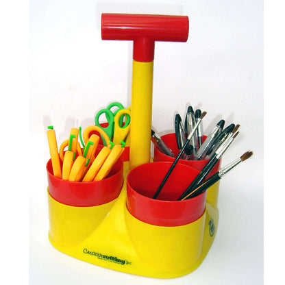 Classroom Pen and Pencil Caddy With Removable Pots