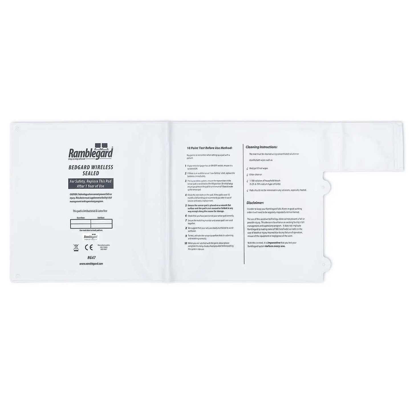 Ramblegard Bed Pad Wireless Standalone (17811) (R09-0003)