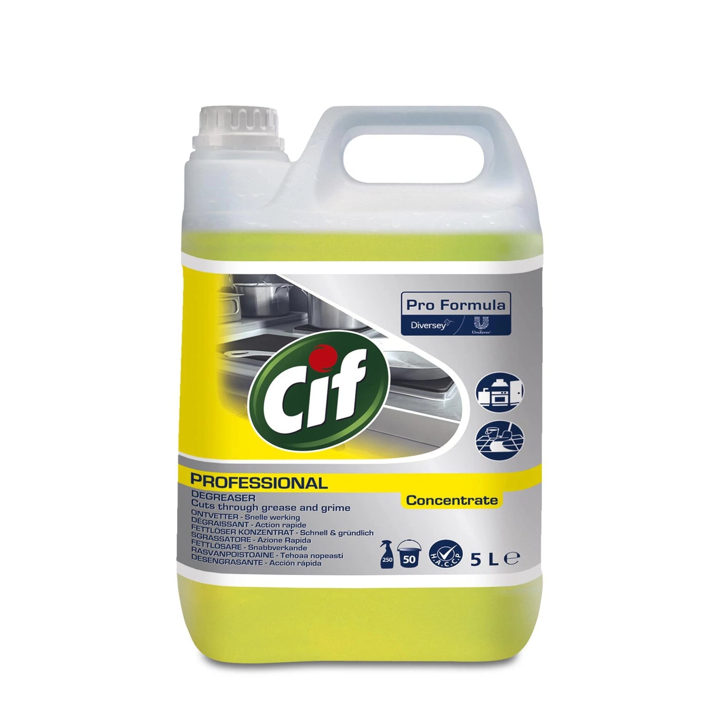 Cif Professional Formula Cleaner Degreaser Concentrate 5L