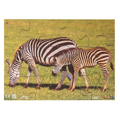 Wildlife and Their Young Puzzle 18 Piece 8 Pack