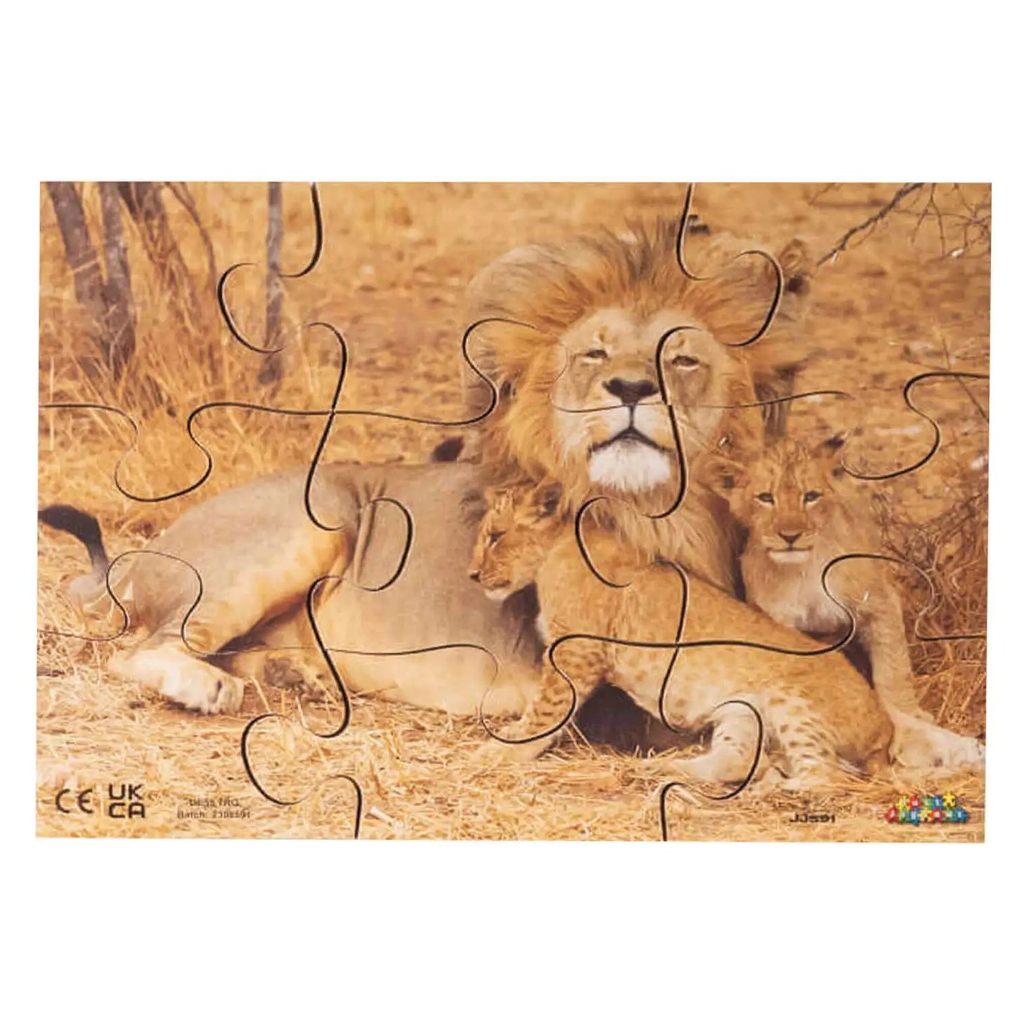 Wildlife and Their Young Puzzle 18 Piece 8 Pack
