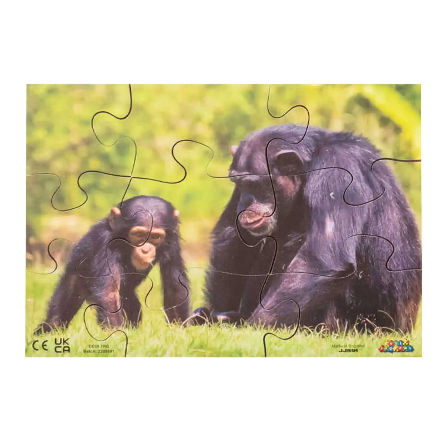 Wildlife and Their Young Puzzle 18 Piece 8 Pack