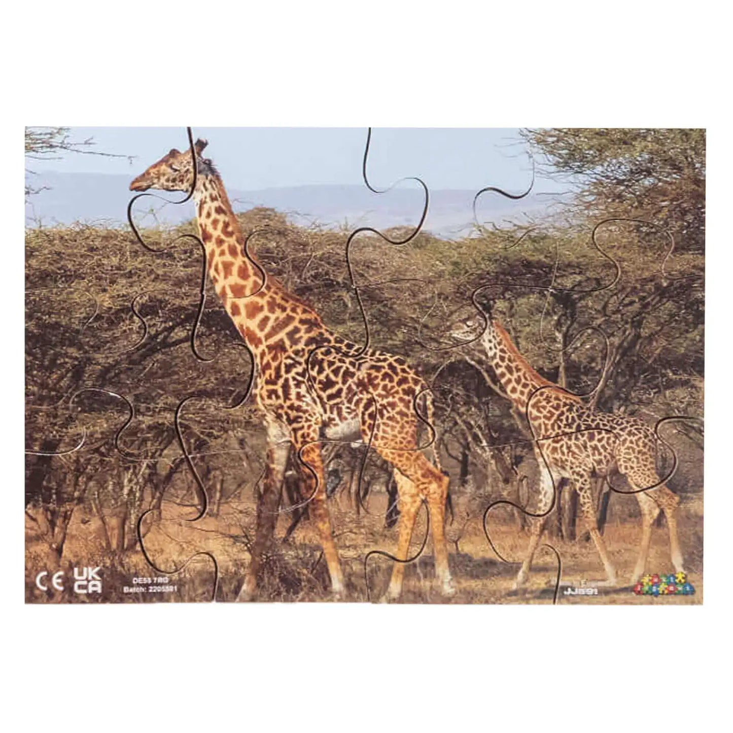 Wildlife and Their Young Puzzle 18 Piece 8 Pack