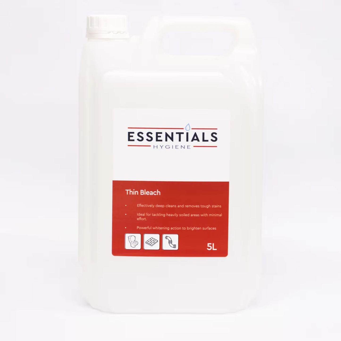 Essentials Hygiene Thin Bleach 5 Litre