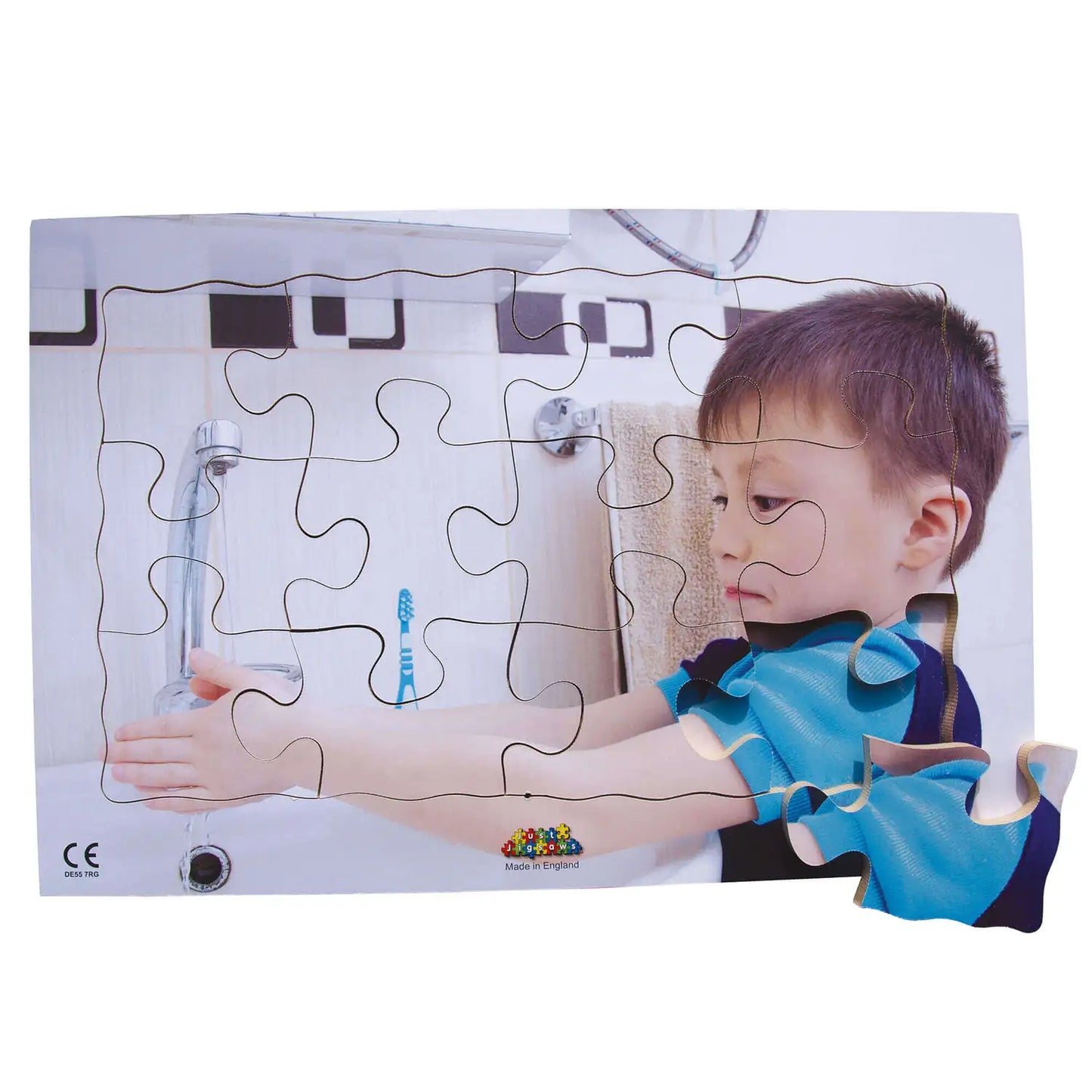Washing Hands Puzzle 12 Piece