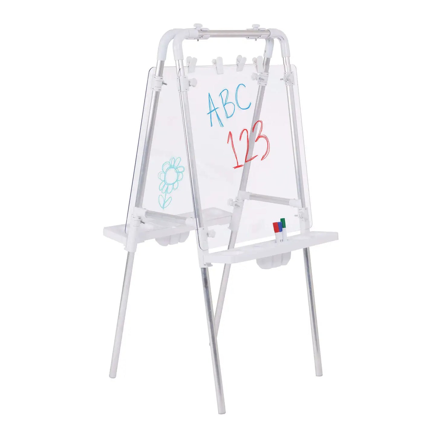 2 Sided Easel With Clear Boards