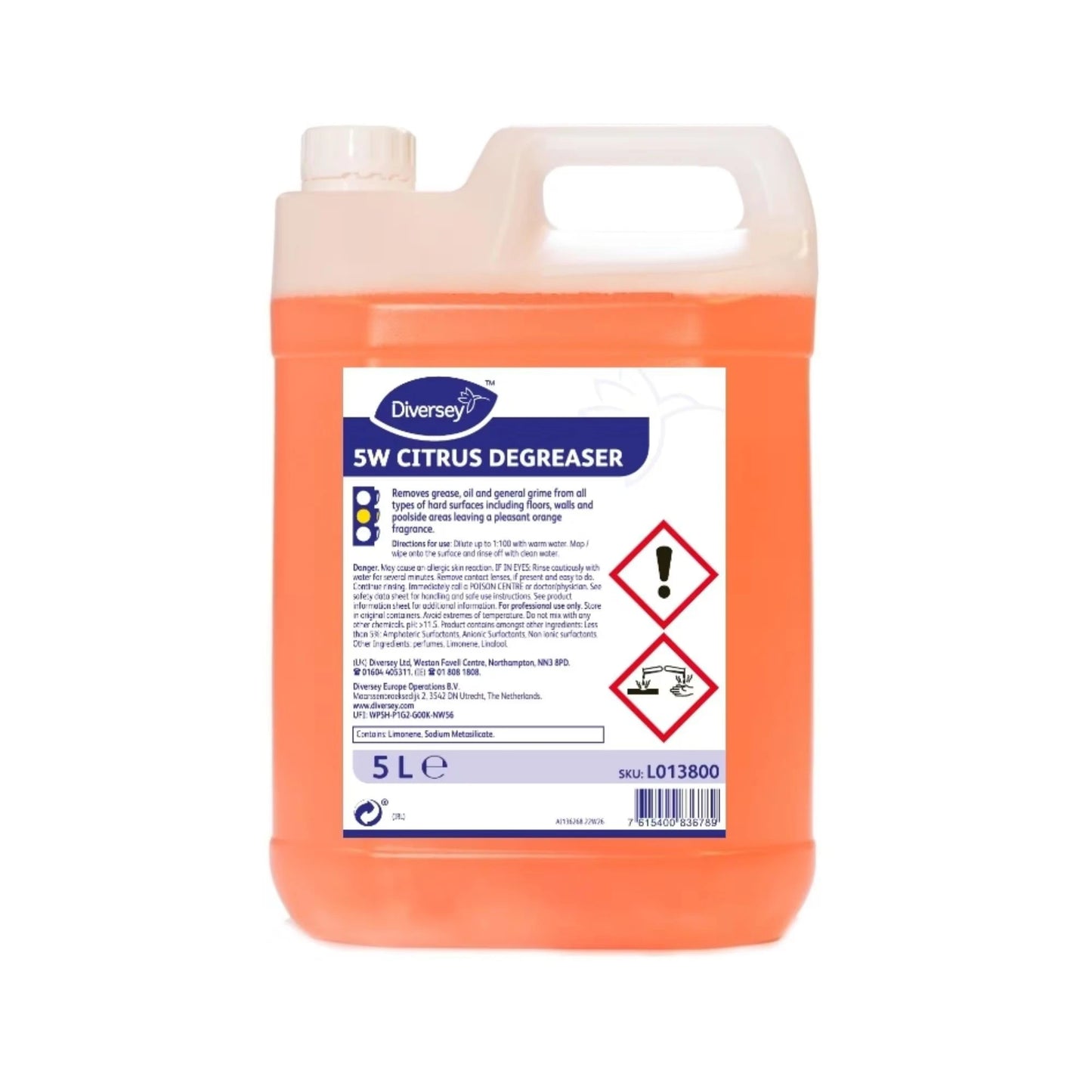 Diversey 5W Citrus Degreaser 5L