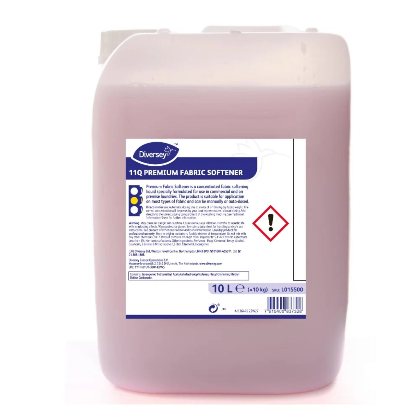 Diversey 11Q Premium Fabric Softener 10 Litres