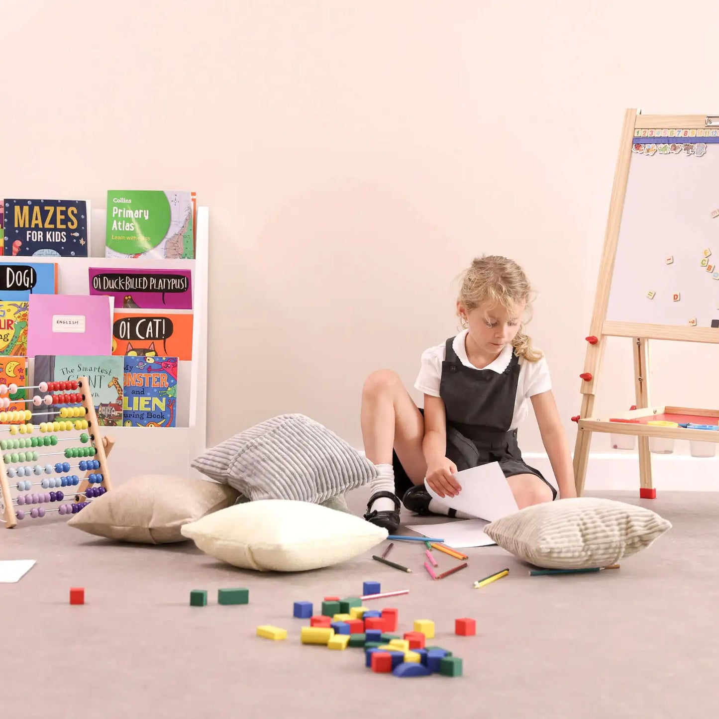 Textured Sensory Cushion Bundle Natural