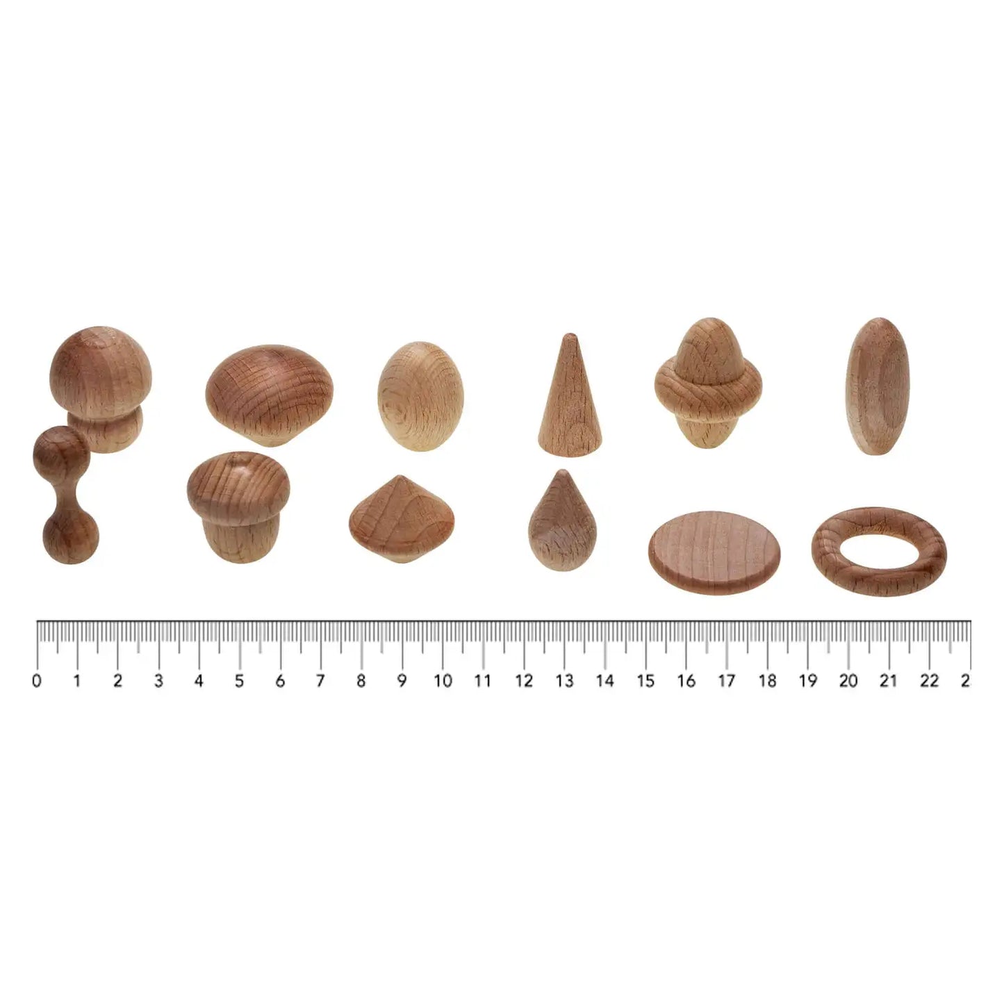 Wooden Treasures Natural Set 120 Pieces