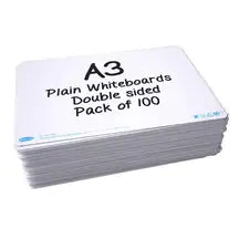 A3 Whiteboards Plain 100 Pack