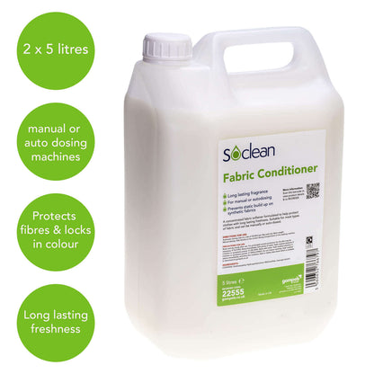 Soclean Fabric Conditioner 5 Litre 2 Pack