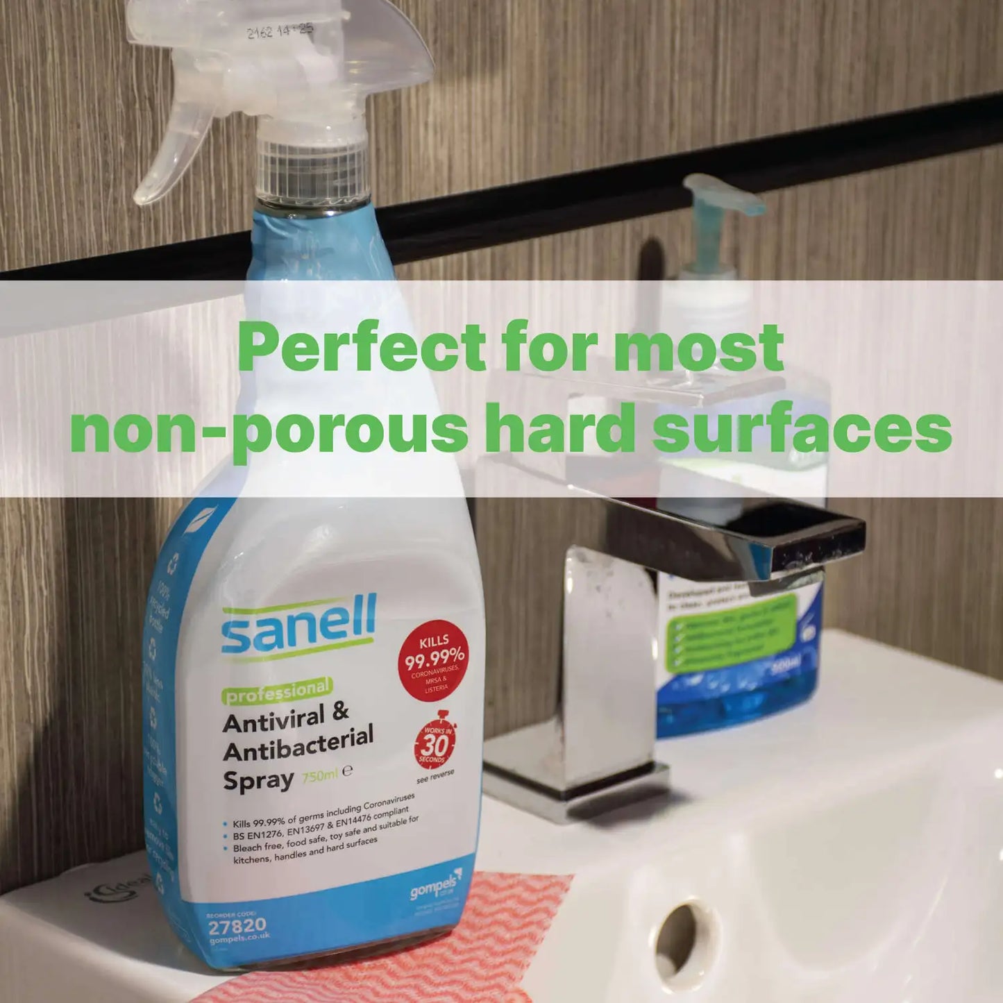 Sanell Antiviral and Antibac Multi Surface Cleaner 750ml 6 Pack
