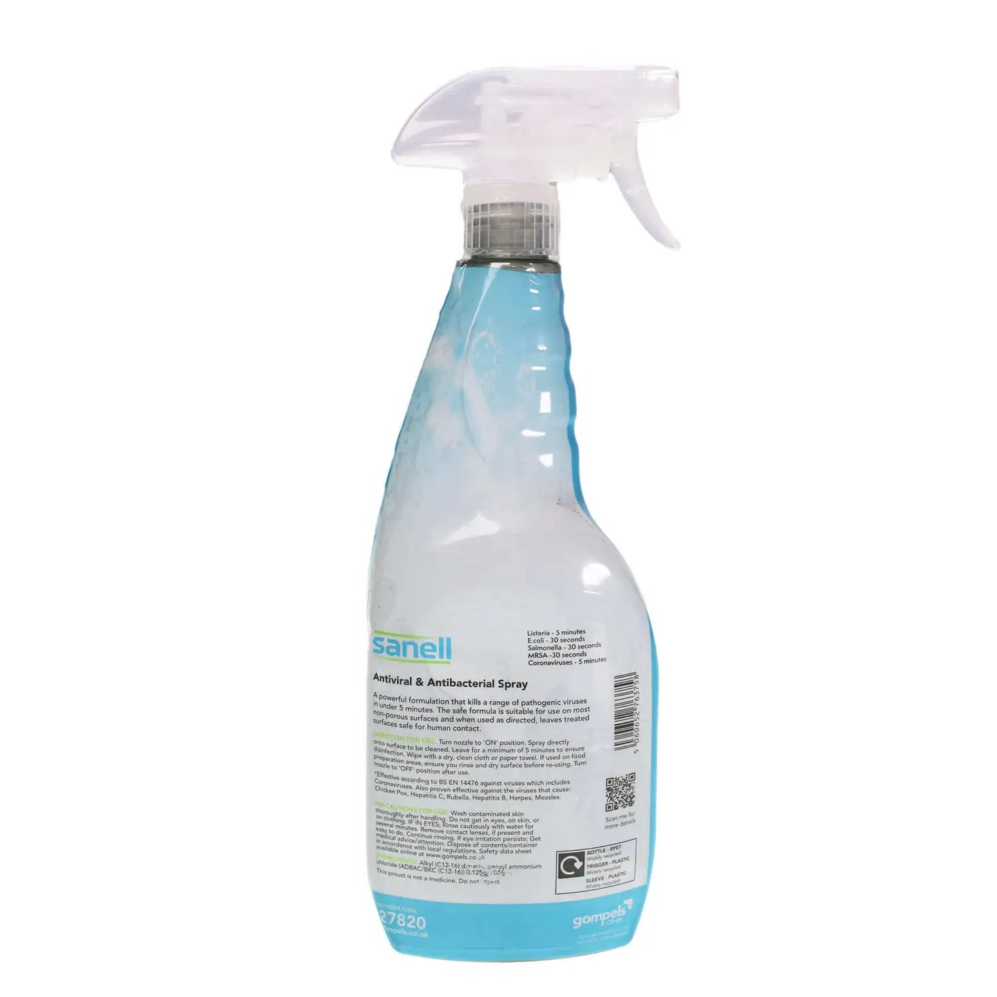 Sanell Antiviral and Antibac Multi Surface Cleaner 750ml 6 Pack