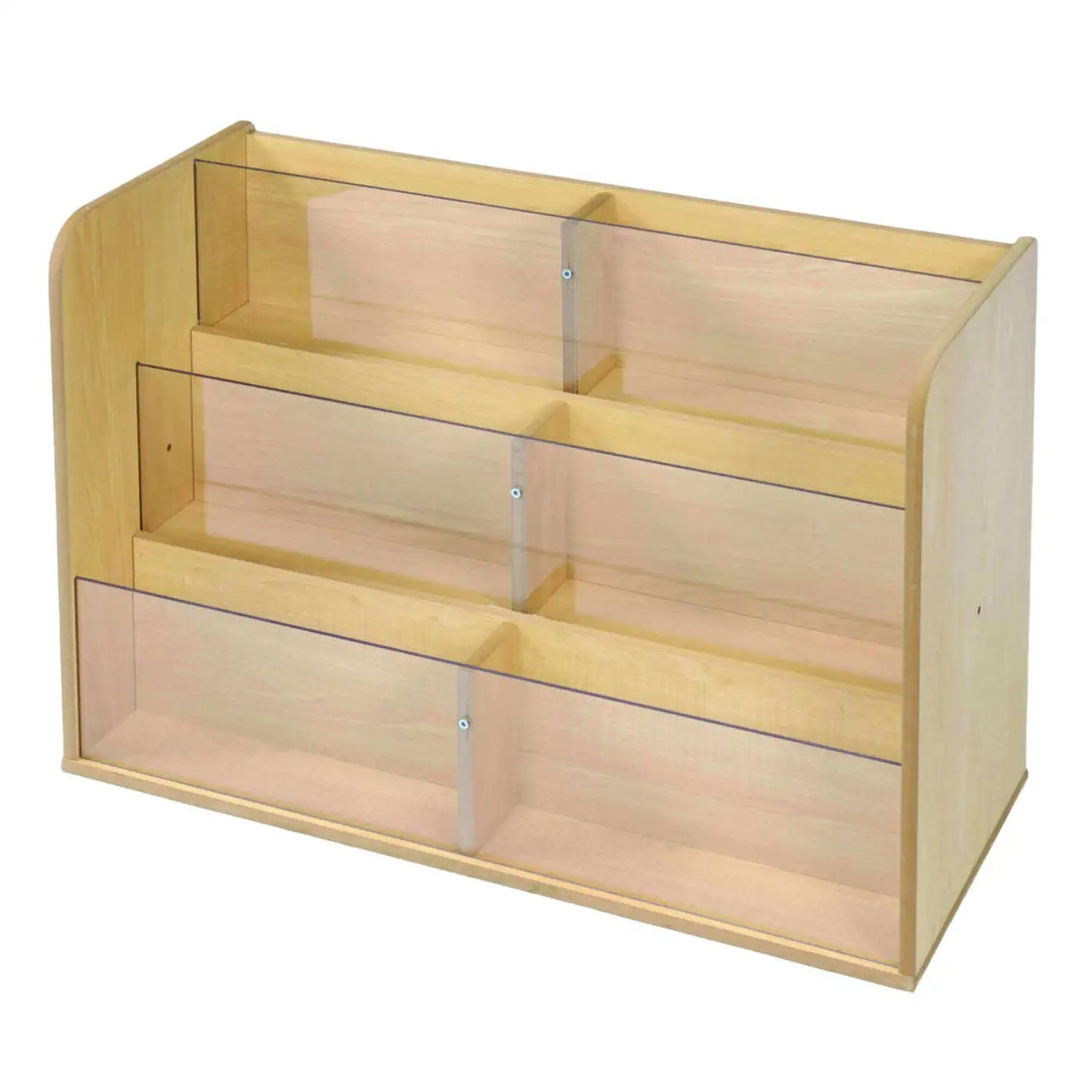 Single Sided Perspex Unit Maple