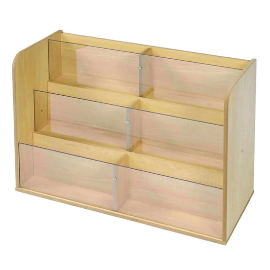 Single Sided Perspex Unit Maple