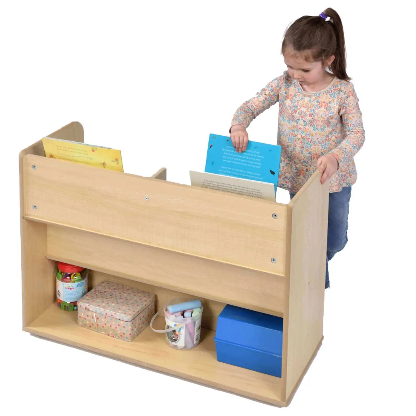 Single Sided Perspex Unit Maple