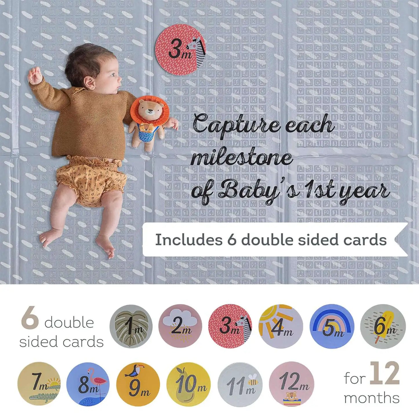 Taf Toys Savannah Super Size Foam Play Mat 150cm x 200cm